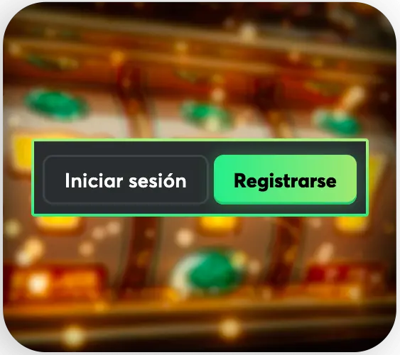Botón de inicio de sesión y registro